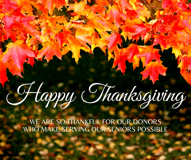Happy Thanksgiving from St. Andrew's Charitable Foundation.